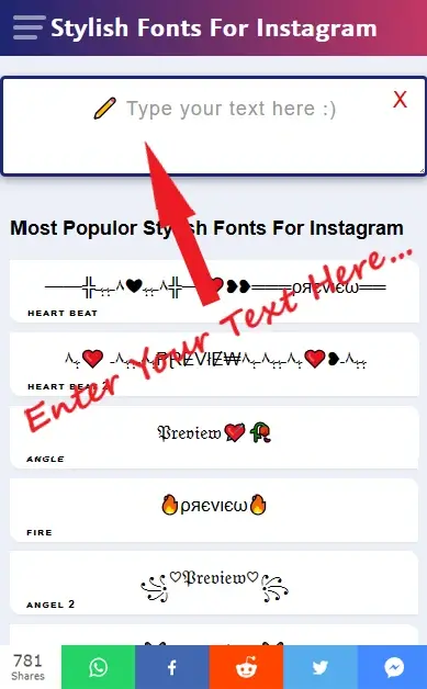 Stylish Fonts for Instagram 2022 (🅰🅳 ⓕⓡⓔⓔ)