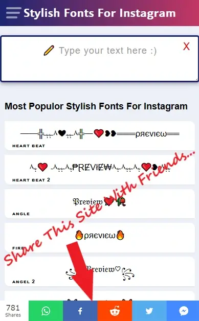 Stylish Fonts For Instagram ➜#𝟙😍⚡ Copy ✂ ⓐⓝⓓ Paste 💕