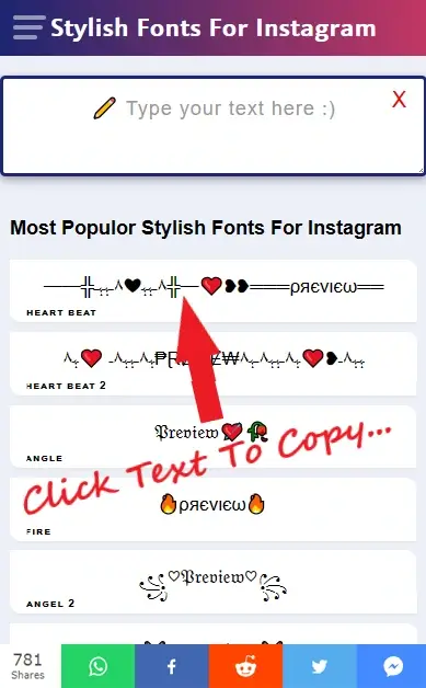 How to Use Stylish Text in WhatsApp, Messenger, Facebook and Any