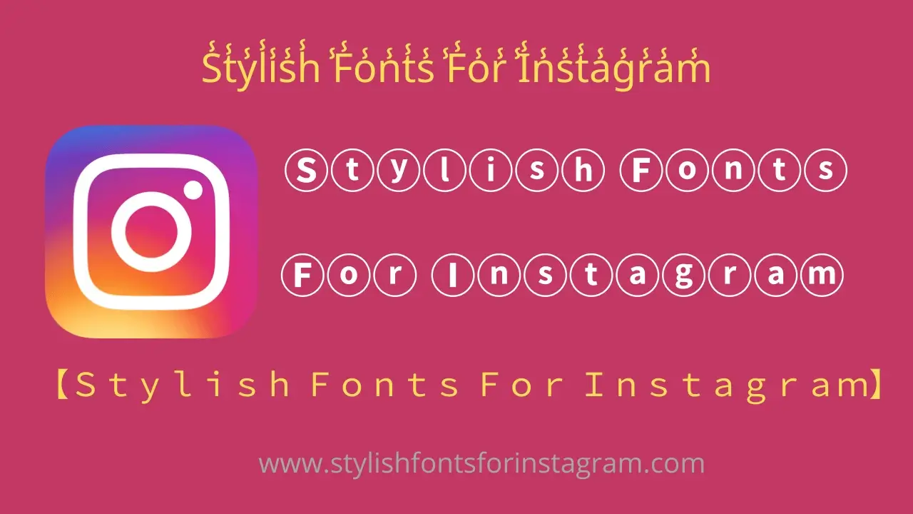 Stylish Fonts For Instagram ➜#𝟙😍⚡ Copy ✂ ⓐⓝⓓ Paste 💕